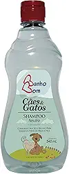 Shampoo Neutro Banho Bom Cães e Gatos 540 mL
