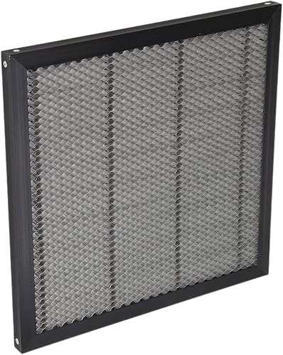 Cama láser de nido de abeja, mesa de trabajo de panal láser mecanizada CNC de 15.748x15.748 in, diseño de rejilla uniforme, buenos accesorios de