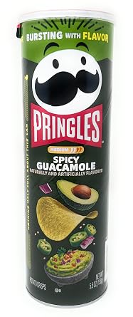 Pringles Spicy Guacamole Flavored Potato Chips 5.5oz - 1 can