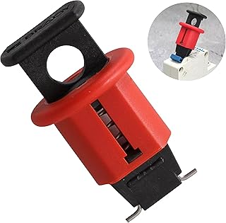 Power and Chemical Vehicle Air Switch Nylon PA Electrical Safety Lock Circuit Breaker Locking Device Electrical Safety Locking Device for Power Isolation Installed on Various Miniature Circuit