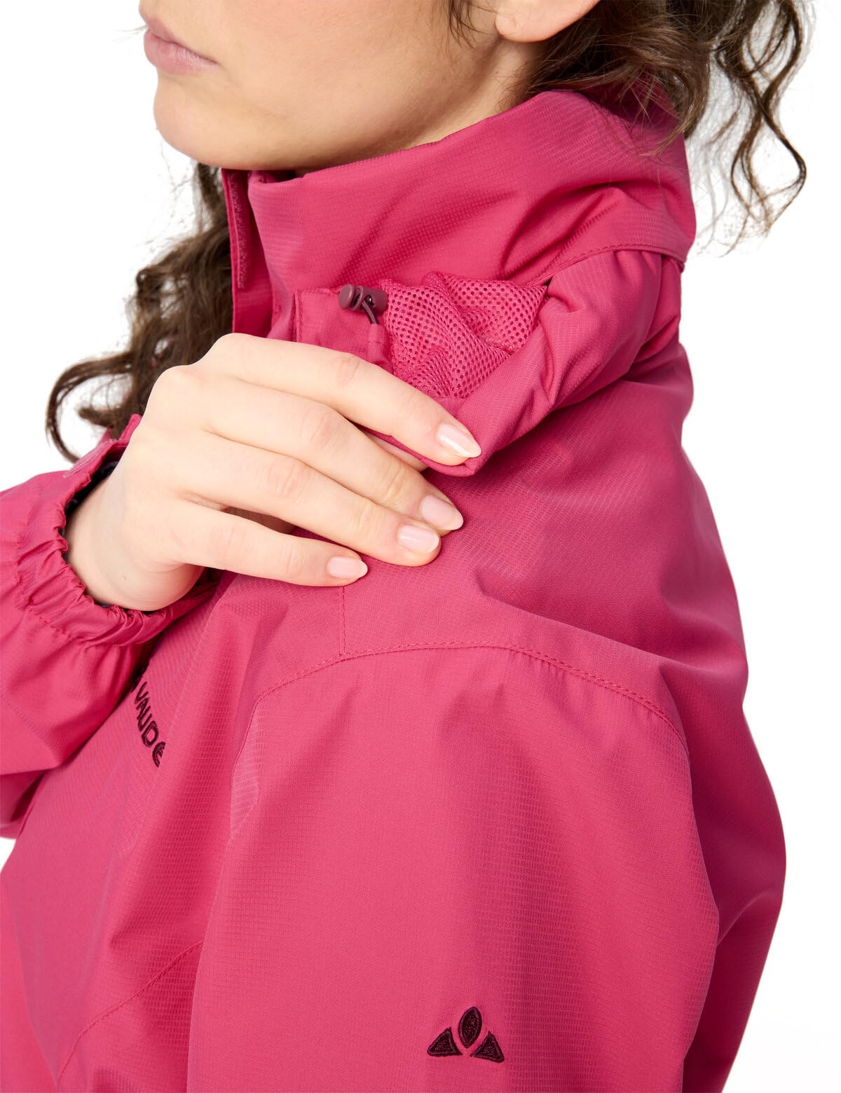 VAUDE Women's Escape Light Jacket, lekka damska kurtka przeciwdeszczowa na wędrówki, wodoszczelna, wiatroszczelna i oddychająca