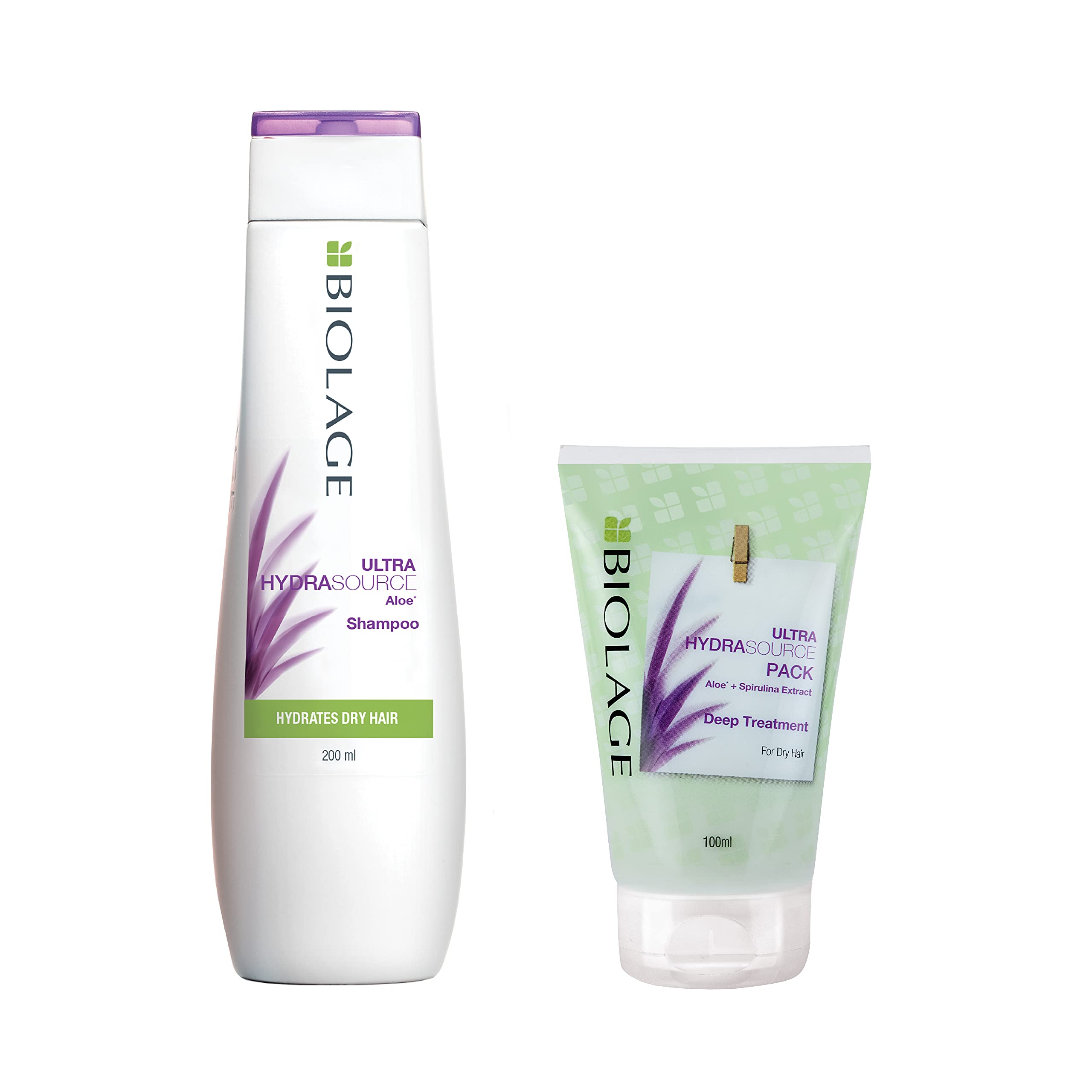 BIOLAGE Hydrasource Professional 200ml Shampoo + 100ml Deep Treatment Pack