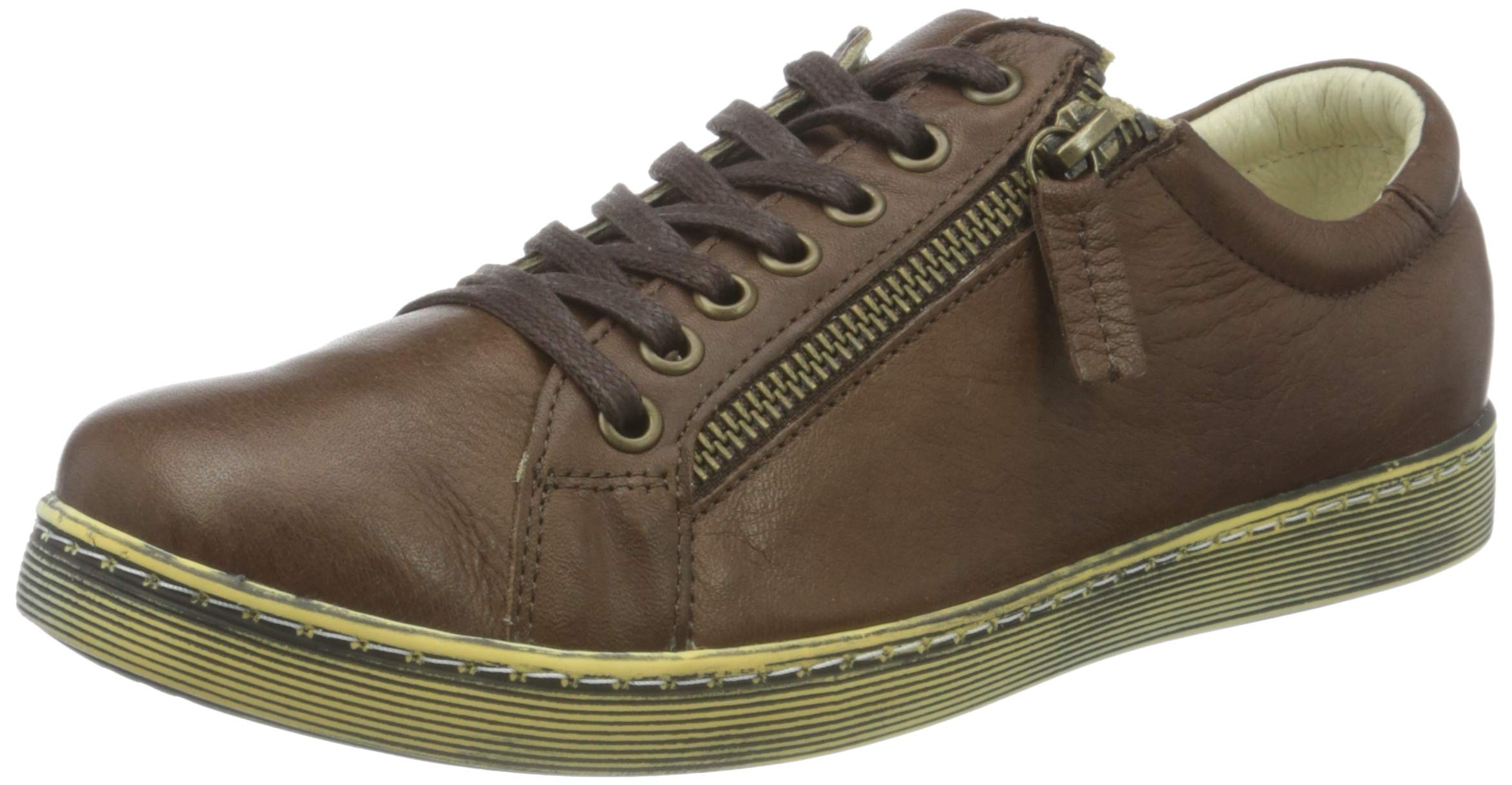 Andrea Conti 346839 Women’s Sneaker, Darkbrown, 2 UK