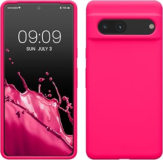 Phone Case Compatible for Google Pixel 7 Case - Soft Case for Smartphone - Back Cover in Neon Pink