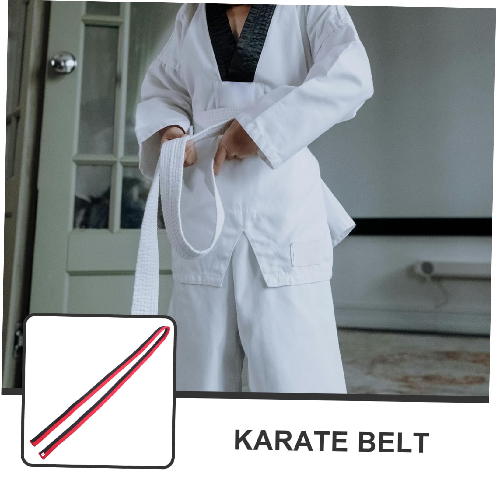 VANZACK Karate for Women Men Taekwondo Wristbands Training Waist Belt Lightweight Breathable Martial Art Belt