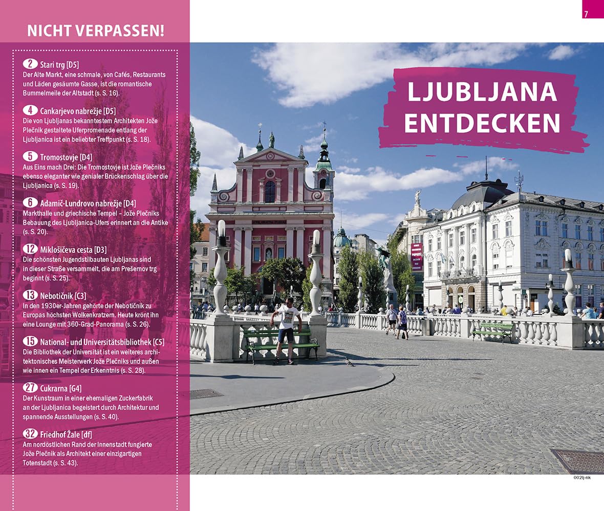 Reise Know-How CityTrip Ljubljana: Reiseführer Ljubljana mit Stadtplan und kostenloser Web-App