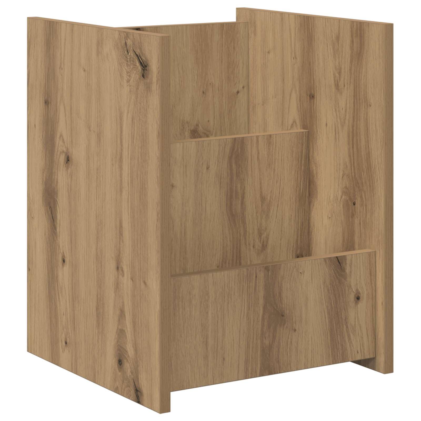 Stojak na czasopisma konstrukcyjne 35 x 35 x 45 cm | Prostokątna konstrukcja, magazyny książek, prosty montaż, łatwa do czyszczenia powierzchnia, do użytku w salonie biurze