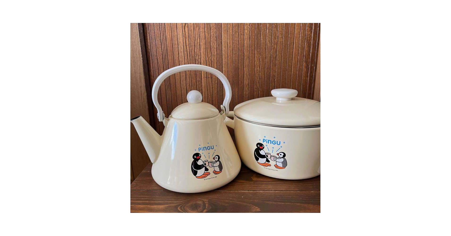 【非売品】ピングー のホーロー鍋 とミルクパンと茶碗のセット 月兎印 特典付 ミルクパン 14cm 05006611 05006612 05007577