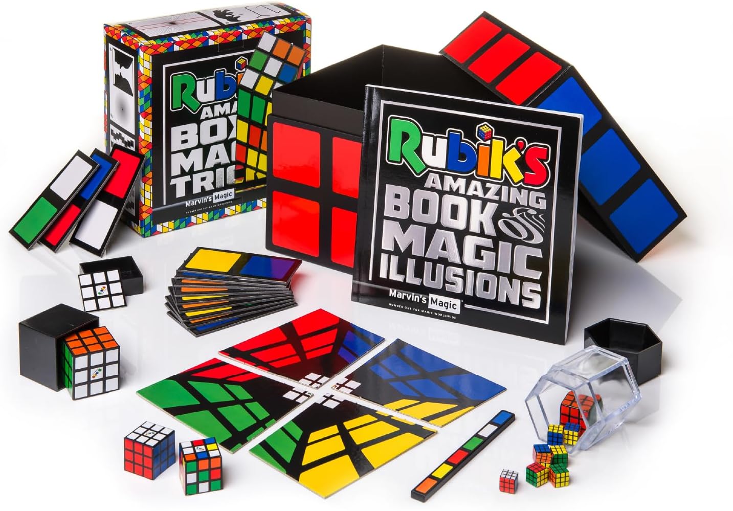 Rubik's Amazing Box of Magic Illusions - Magic Set for Kids, Rubik's Set - Tricks for Children