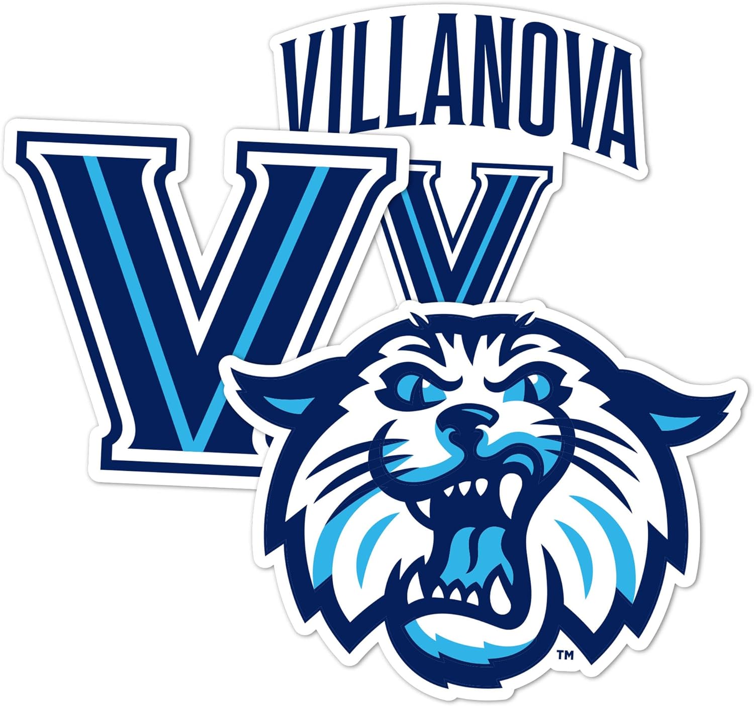 Desert Cactus Villanova University Sticker VU Wildcats Vinyl Decals Laptop Water Bottle Car Scrapbook T5 (Type 5-2)