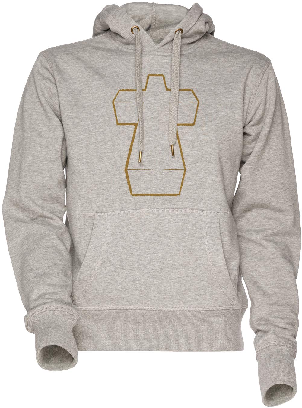 Sweatshirt gris unisexe Justice Traverser pour remplacer vos pulls rêches
