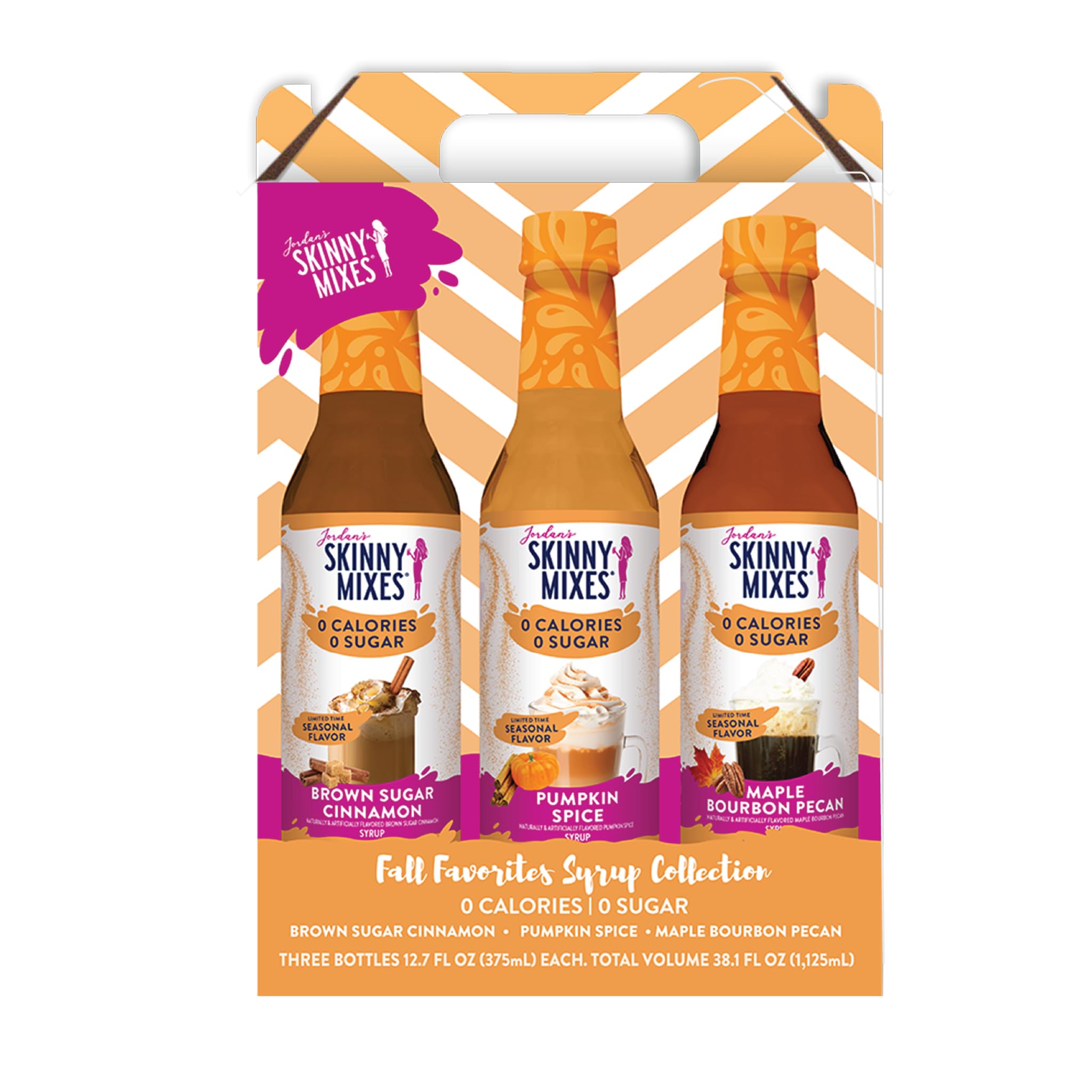Three-Pack of Sugar-Free Fall Coffee Syrups