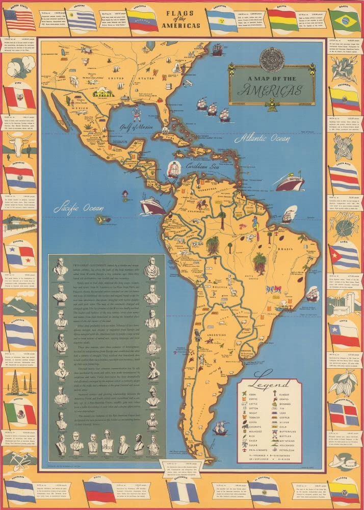 Amazon | 1000ピース ジグソーパズル | 1940 アメリカの地図
