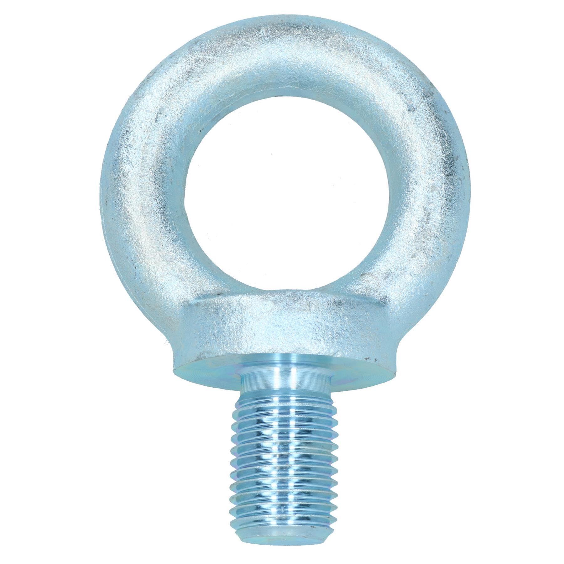 Occhielli di sollevamento da 36 mm, anello zincato, lunghezza 54 mm, capacità 5,10 tonnellate, 1 pezzo