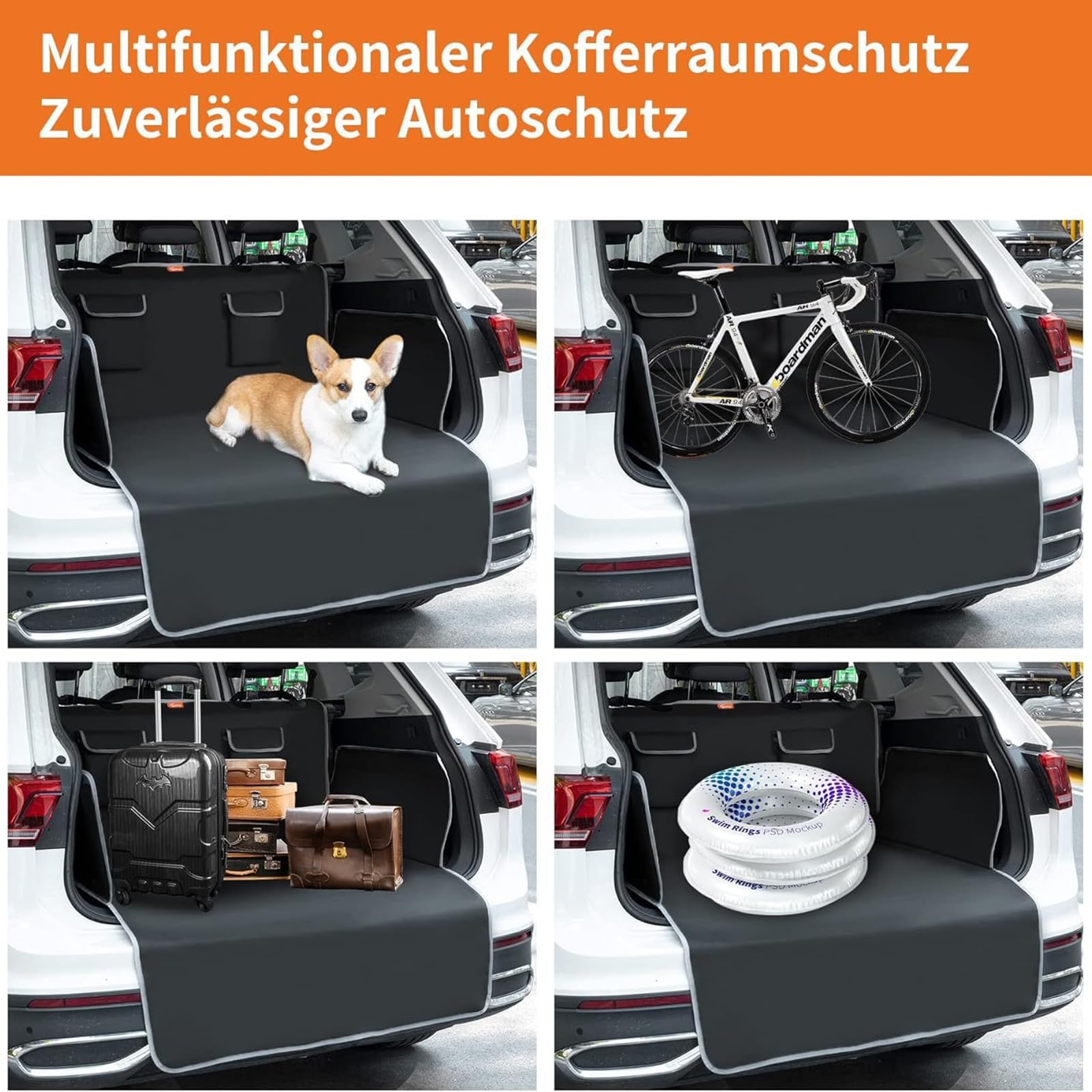 VOOIV Auto Boot Liner Protector voor Suzuki Swift IV Hatchback 2004 2005 2006 2007 2008 2009 2010, Universele Hond Autostoel Cover Waterdichte Krasbestendige Honden Boot Covers Bumper Protector Liner VOOIV Auto Boot Liner Protector voor Suzuki Swift IV Hatchback 2004 2005 2006 2007 2008 2009 2010, Universele Hond Autostoel Cover Waterdichte Krasbestendige Honden Boot Covers Bumper Protector Liner