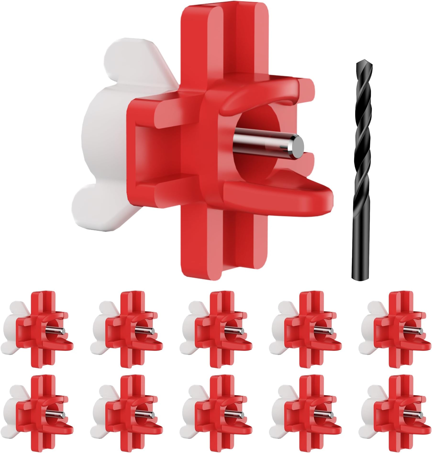 Dreyoo 40 Pcs Horizontal Chicken Waterer , Automatic Poultry