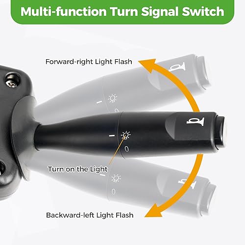 Miniatura 7 de Kit de señal de giro universal para carrito de golf de 12 V, interruptor de señal de giro de carrito de golf de 9 pines para Yamaha Club Car EZGO,