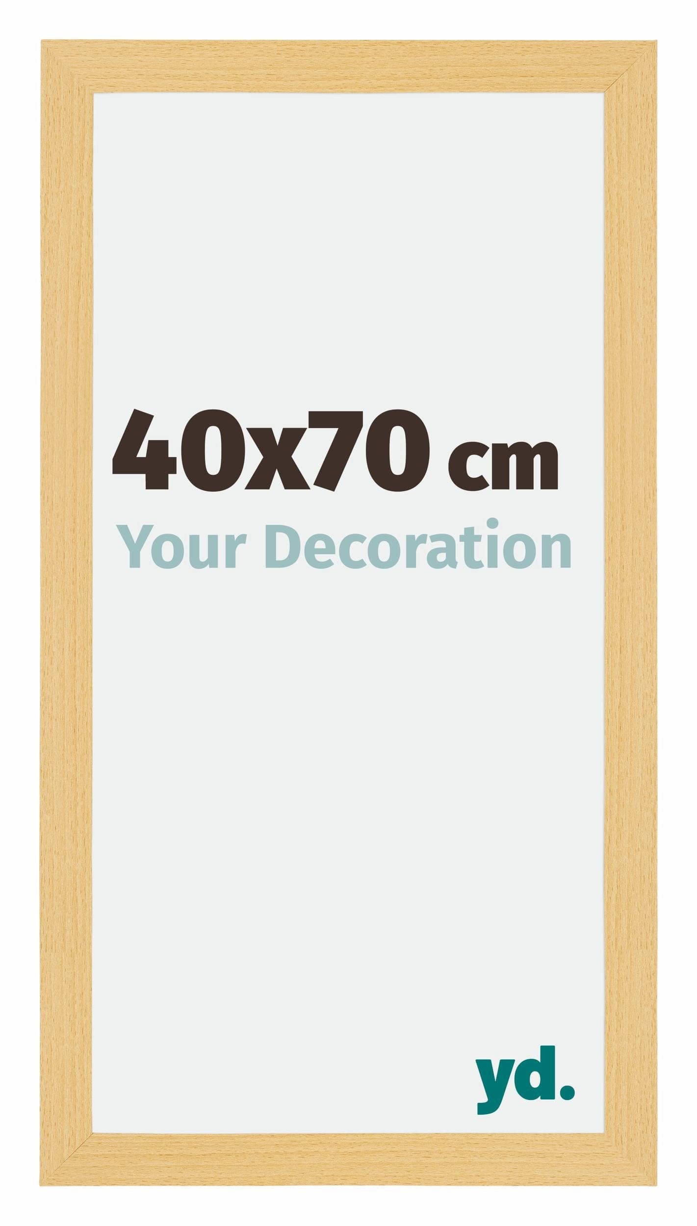 Your Decoration - Picture Frame 40x70 cm - Beech Design - Decorative Wall Frame in MDF with Antireflection - Frame 40x70 - Mura โ image 1