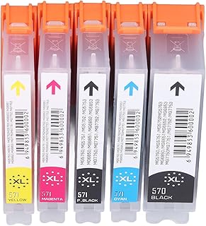 Cartuchos recargables, Cartucho de tinta de impresora de baja viscosidad 4 colores PP para PIXMA MG5752