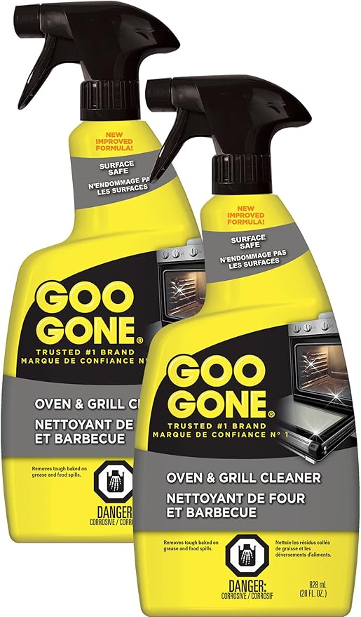 Goo Gone Oven and Grill Cleaner and Degreaser 28 Ounce 2 Pack