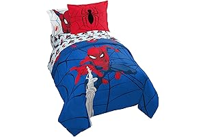 Jay Franco Marvel Spiderman Webtastic 7-Piece Full Size Bed Set