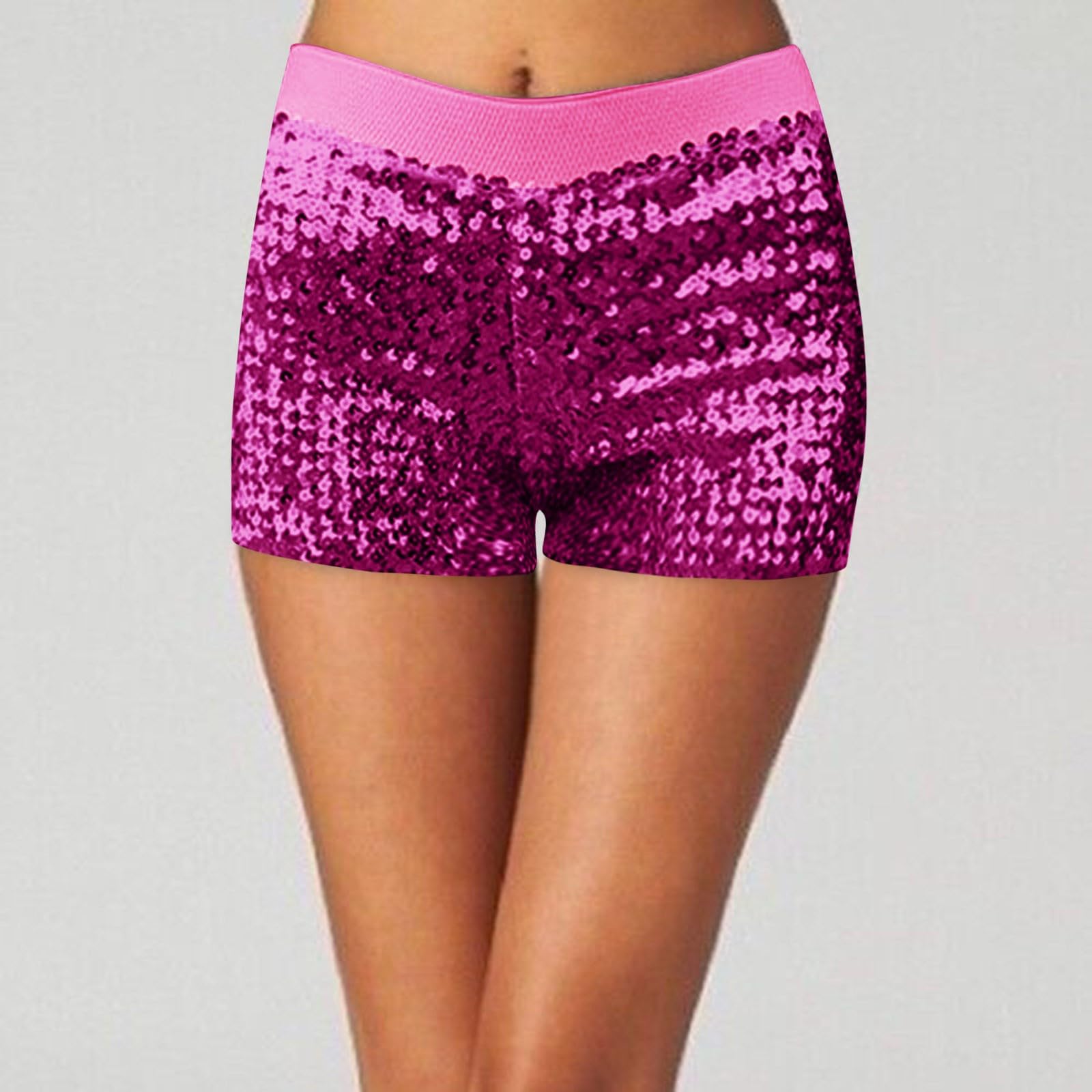 Disfraz de 2026 para mujer, pantalones cortos de lentejuelas para discoteca, pantalones cortos de jazz con purpurina brillante, para baile