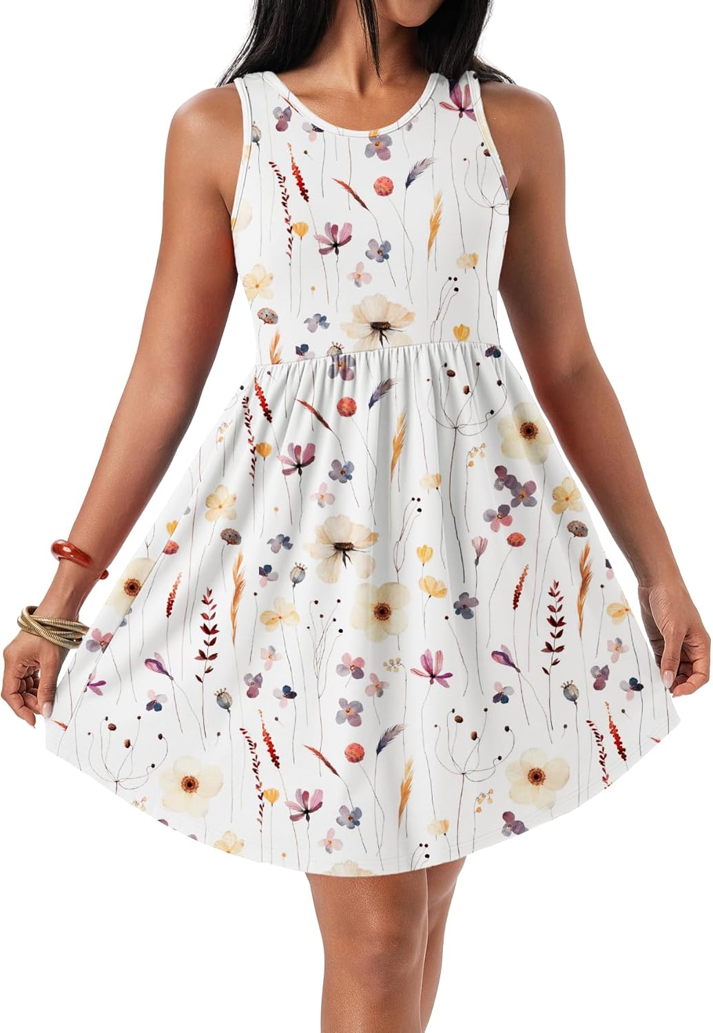 HiMONE Vacation Dresses for Women 2025 Summer Dress Women's Casual Sundresses Casual Beach Petite Sun Dress XS-2XL - Image 3