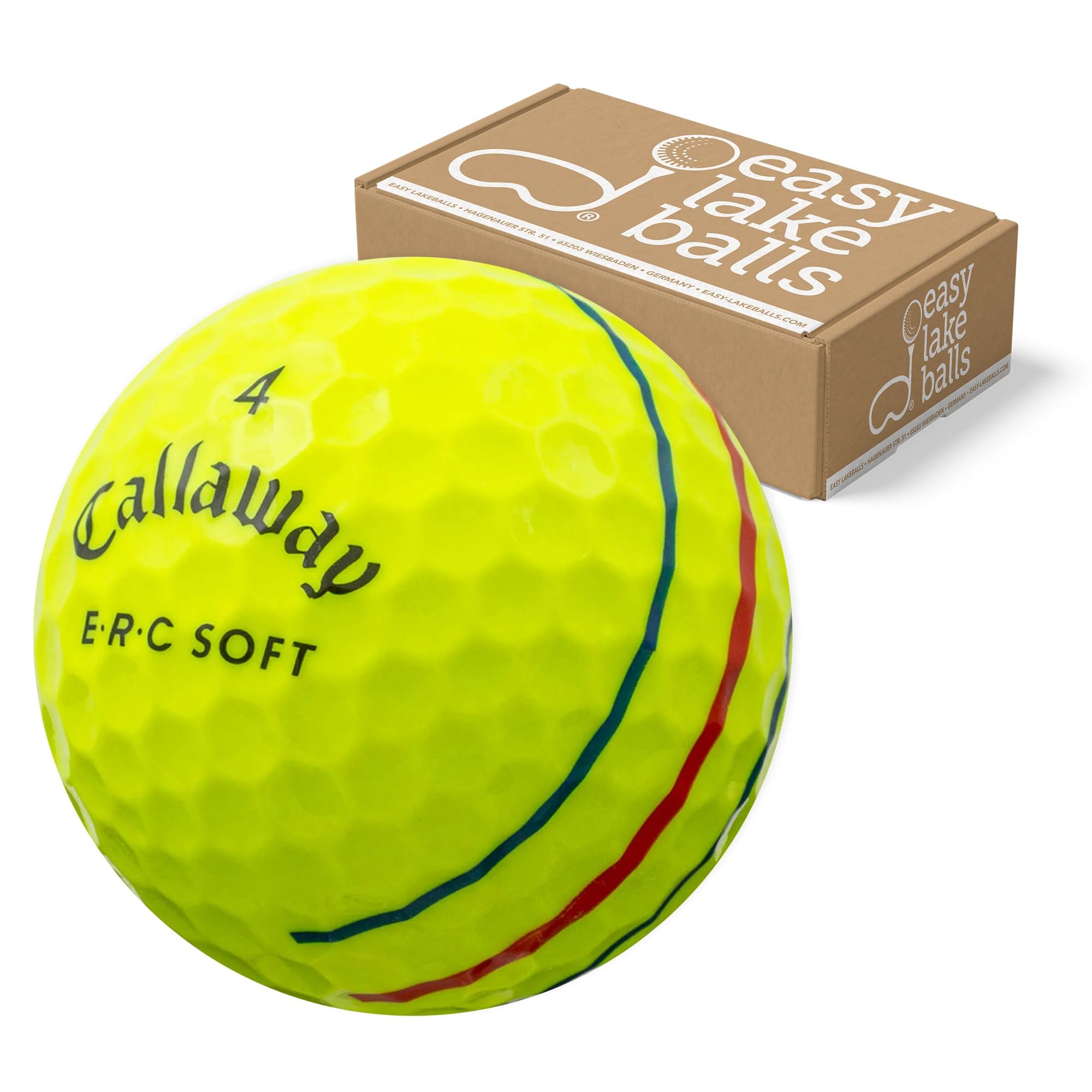 50 ERC Soft GELB LAKEBALLS/GOLFBÄLLE QUALITÄT AAAA/AAA