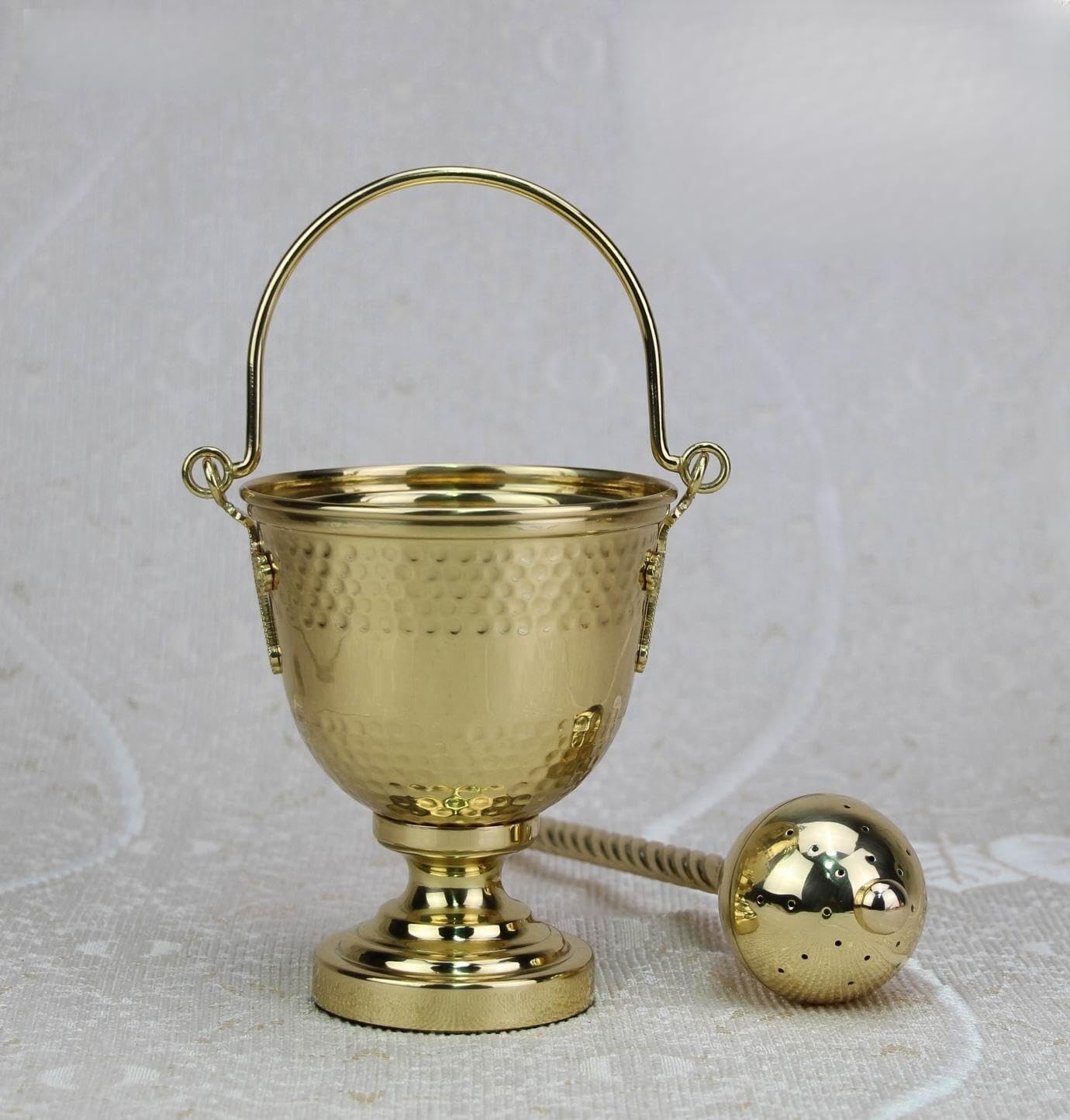 Brass Holy Water Pots and Water Sprinkler for Church SS-1-Q4. Our Company Have 11 Kinds of holy Water Pot for Your Choice