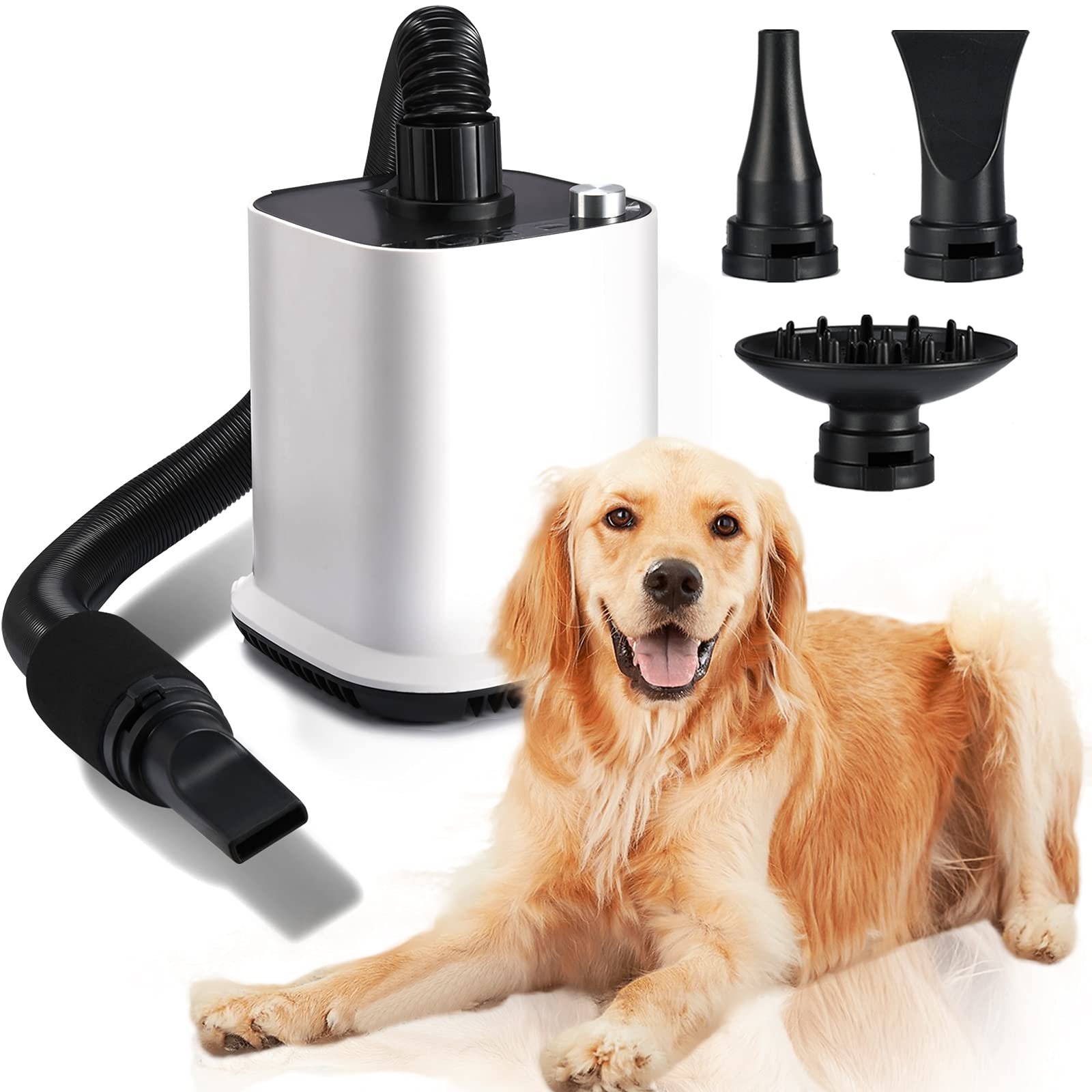 Buy AIIYME Dog Dryer, 4.7HP Low Noise Dog Blow Dryer, High Velocity Dog