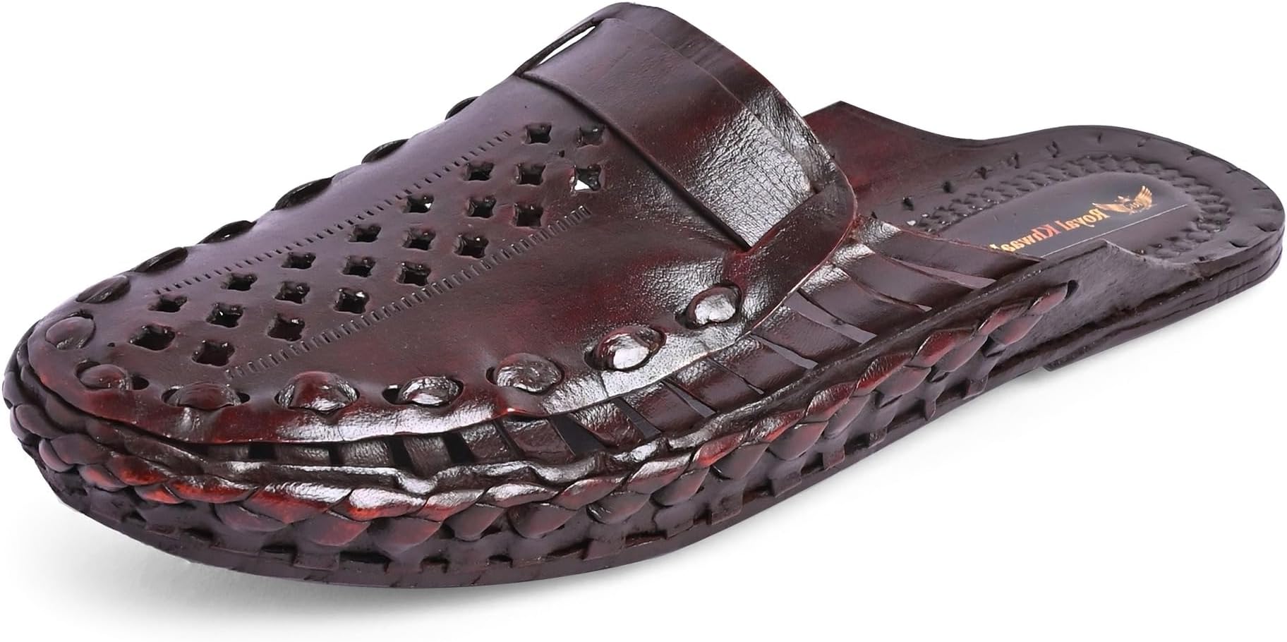 Kolhapuri Chappal for Men|Kolhapuri Slippers for Men|Kolhapuri Shoes for Men|Leather Slippers for Men|Wedding Slippers for Men-B1