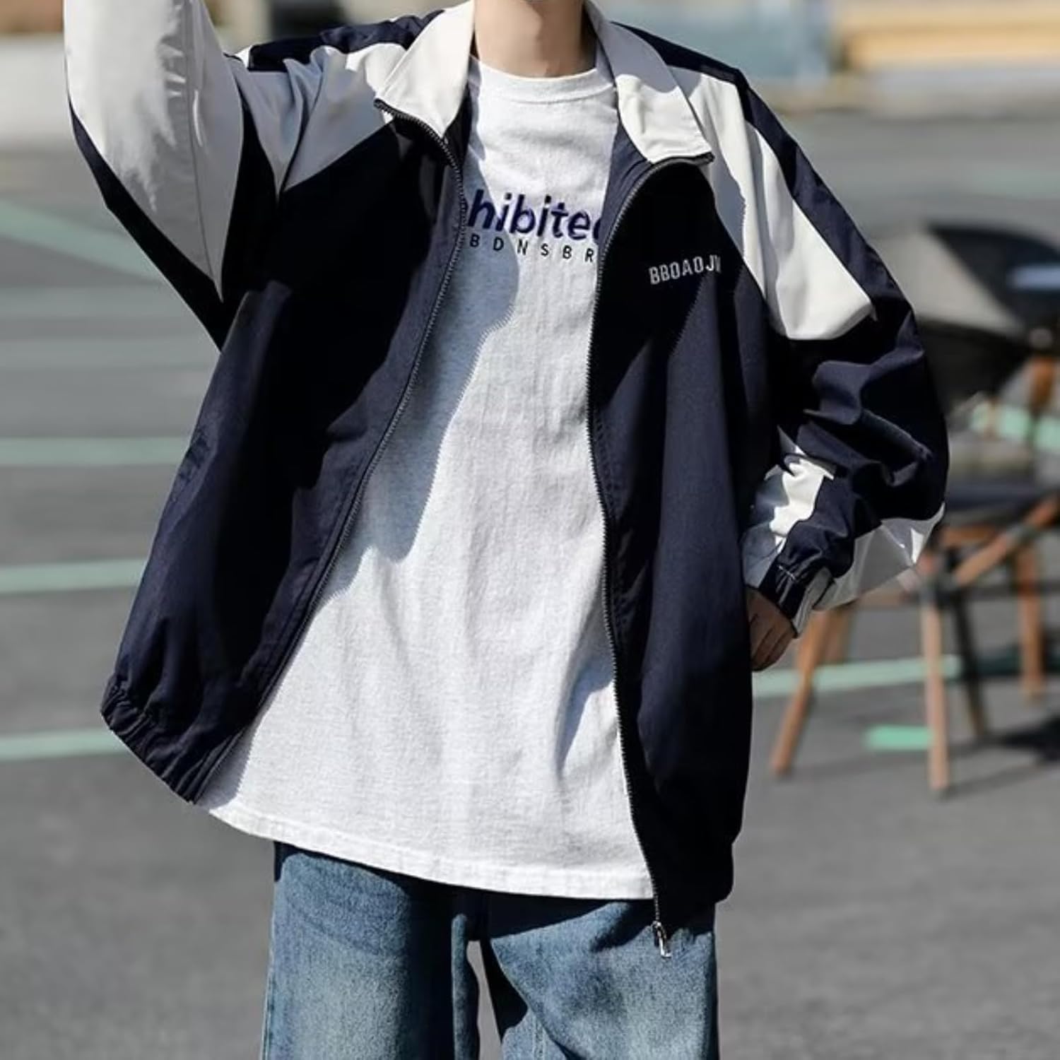 Unisex Varsity Jacket, Letter Winter Jackets for Men and Women Streetwear Bomber Coats - Image 4