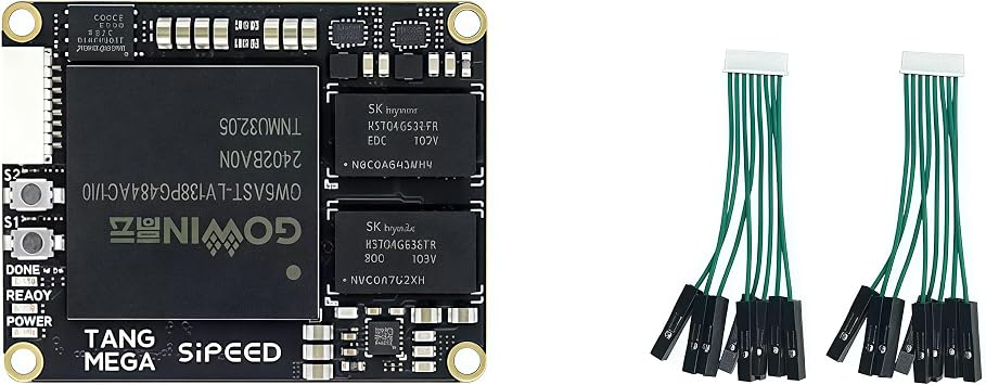 Sipeed Tang Mega 60K FPGA Core Board with Gowin GW5AST Chip | 60,000 logic units, including two 8P connection cables, suitable for electronics competitions, digital technology development