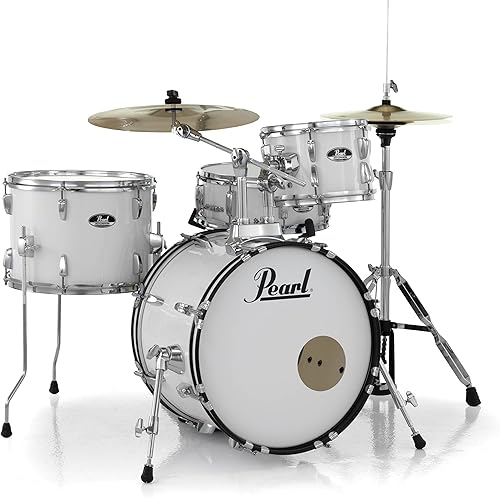 Miniatura 23 de Pearl Roadshow (RS525WFC/C707) - Juego completo de batería de 5 piezas con platillos y soportes, color bronce metálico