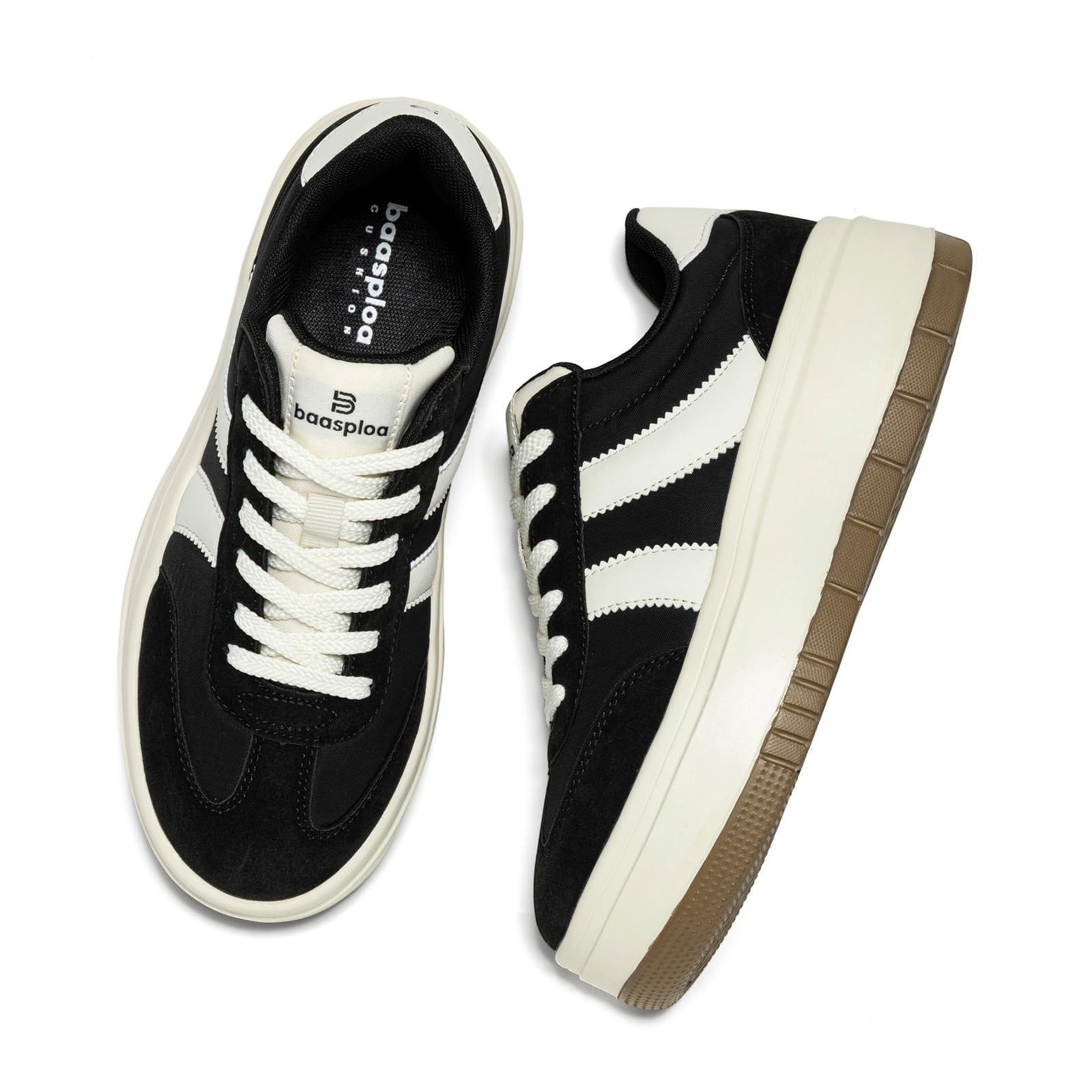 Women's Platform Fashion Sneakers Classic Chunky Tennis Shoes