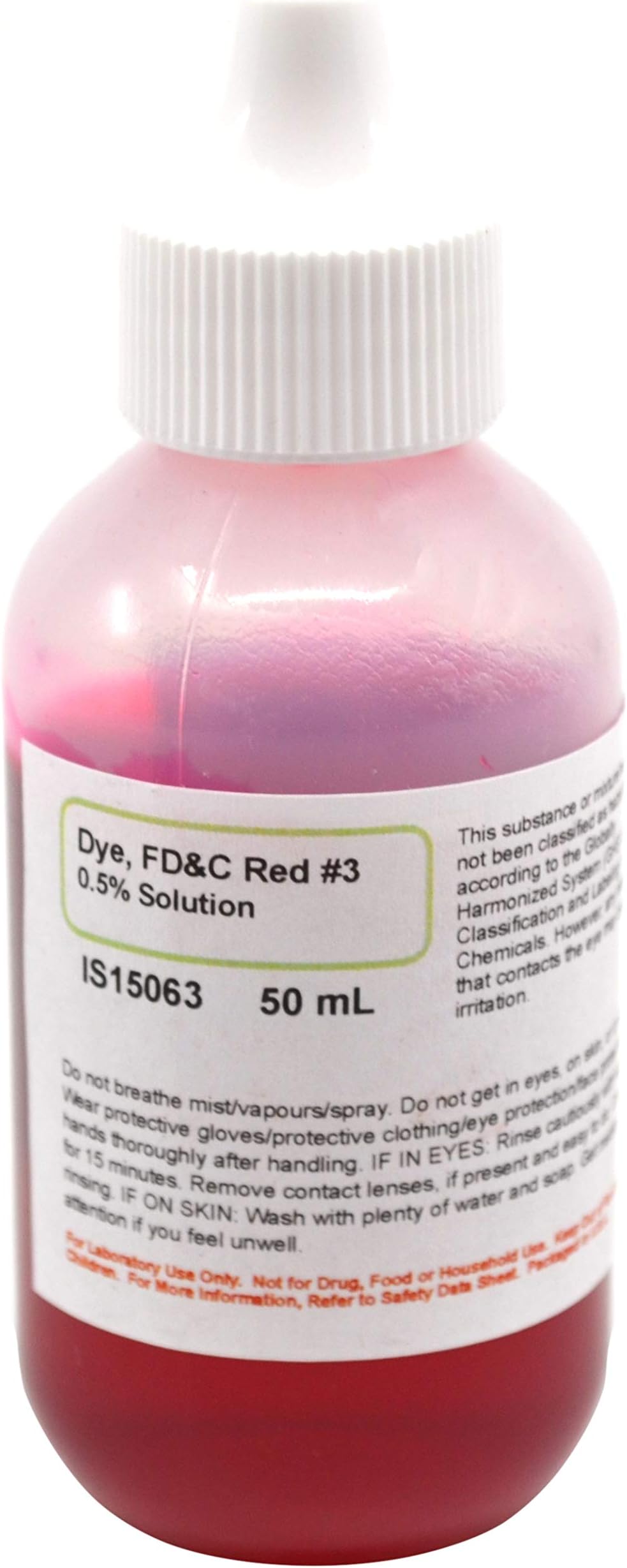 FD&C Red Dye #3, 50mL - The Curated Chemical Collection