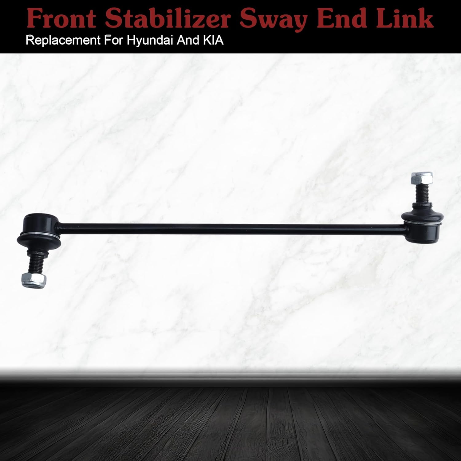 K750204 K750205 Sway Bar Link - Front Stabilizer End Link Compatible with 2007-2012 Hyundai Veracruz/Santa Fe丨2011-2012 KIA Sorrento