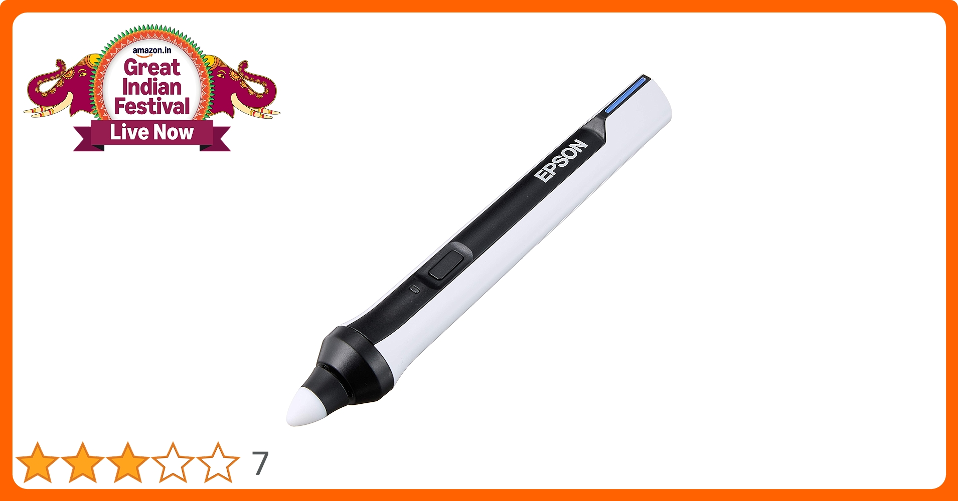 プロジェクター EPSON Easy Interactive Pen ELPPN05 #C Interactive Pen A - Orange | Products | Epson US