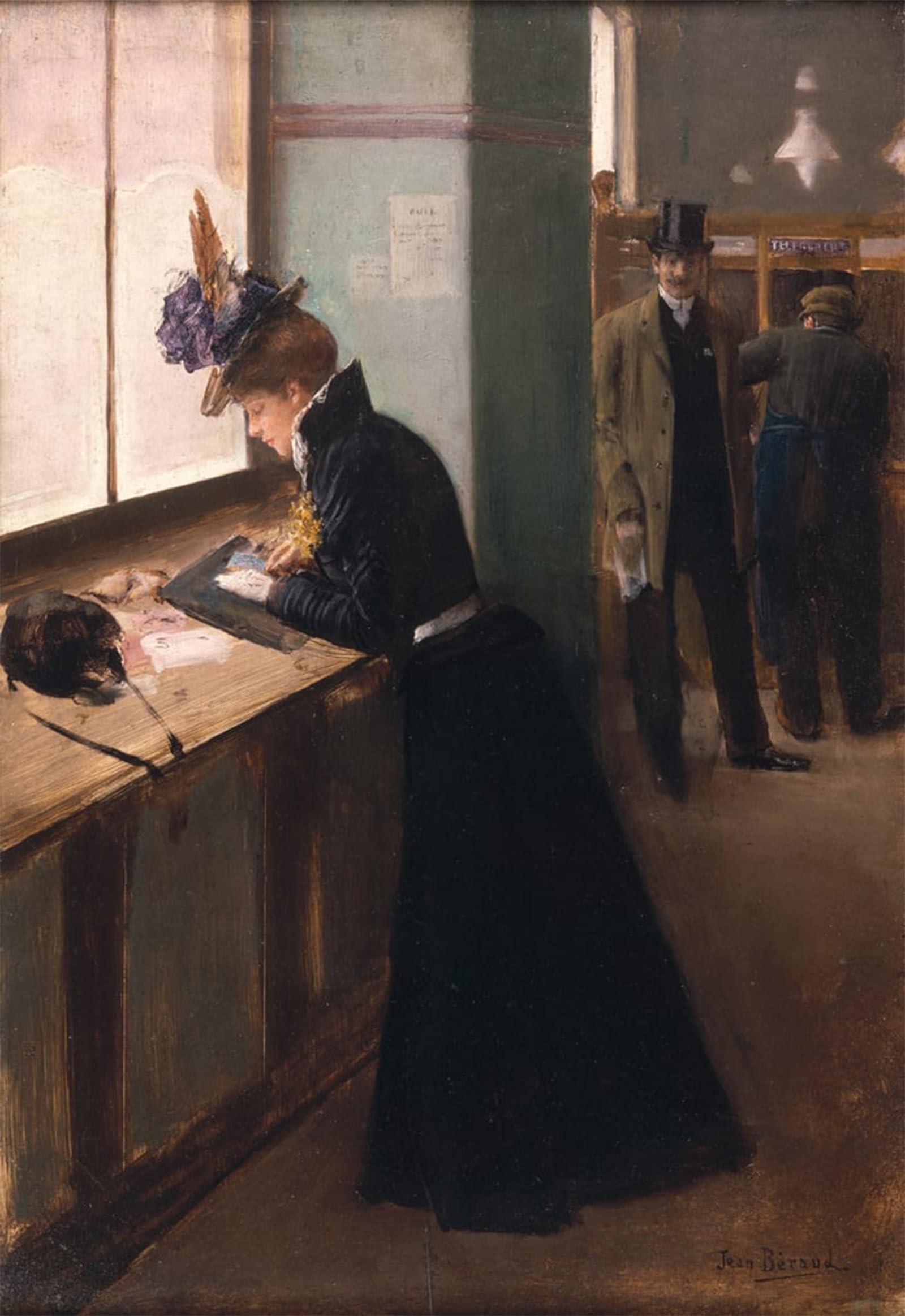 ARTXLXXBN Famous Print Painting Colorful Art Print Famous Painitng by Jean Beraud Canvas Art Decorations for Home Decor 60x90cm