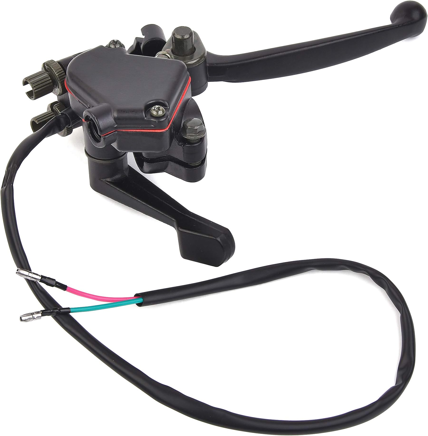 Brake Lever Greaser Thumb Throttle Assembly Replacement for Taotao 110 125CC ATV Roketa Alpha Baja Kazuma Go Kart Quad
