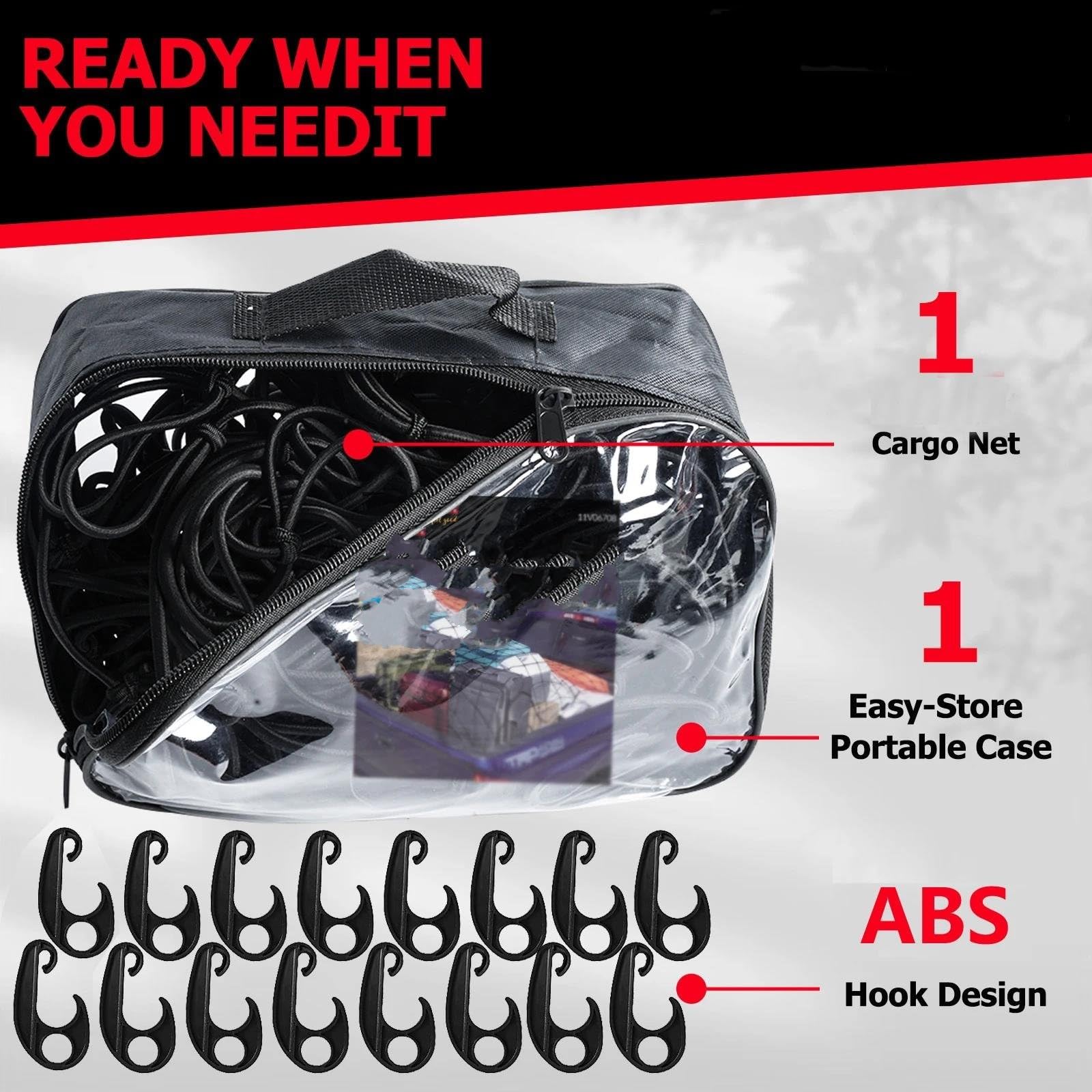 Reti per auto Rete Di Carico In Lattice Ad Alta Resistenza Per Cassone Di Pick-up Per Ford Per Dodge Per Ram Per Chevy Per Silverado 1500 2500HD Rete Bagagliaio Auto(150x210cm)