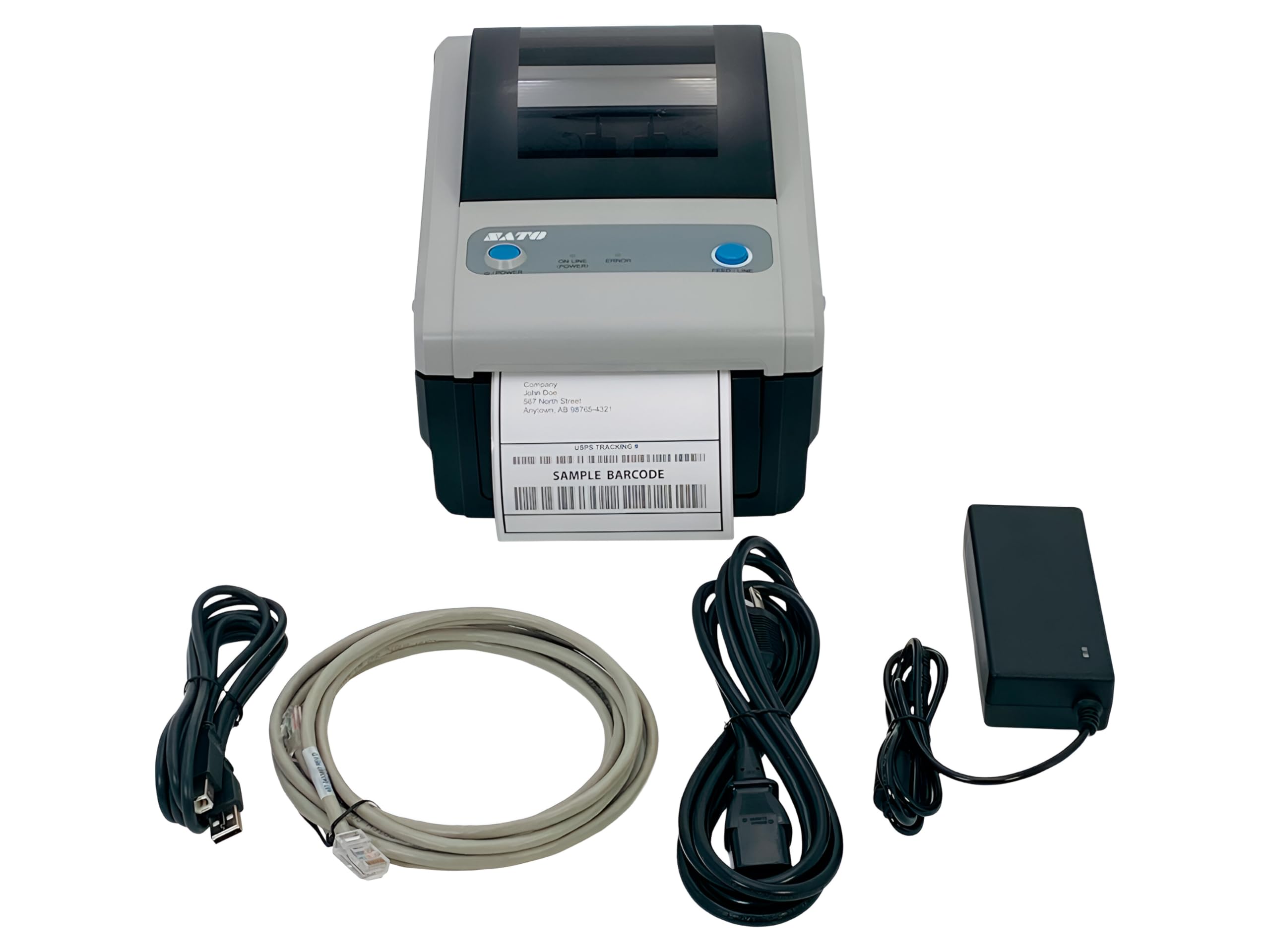 Amazon.com : SATO CG412DT-LAN Direct Thermal Barcode Label Printer