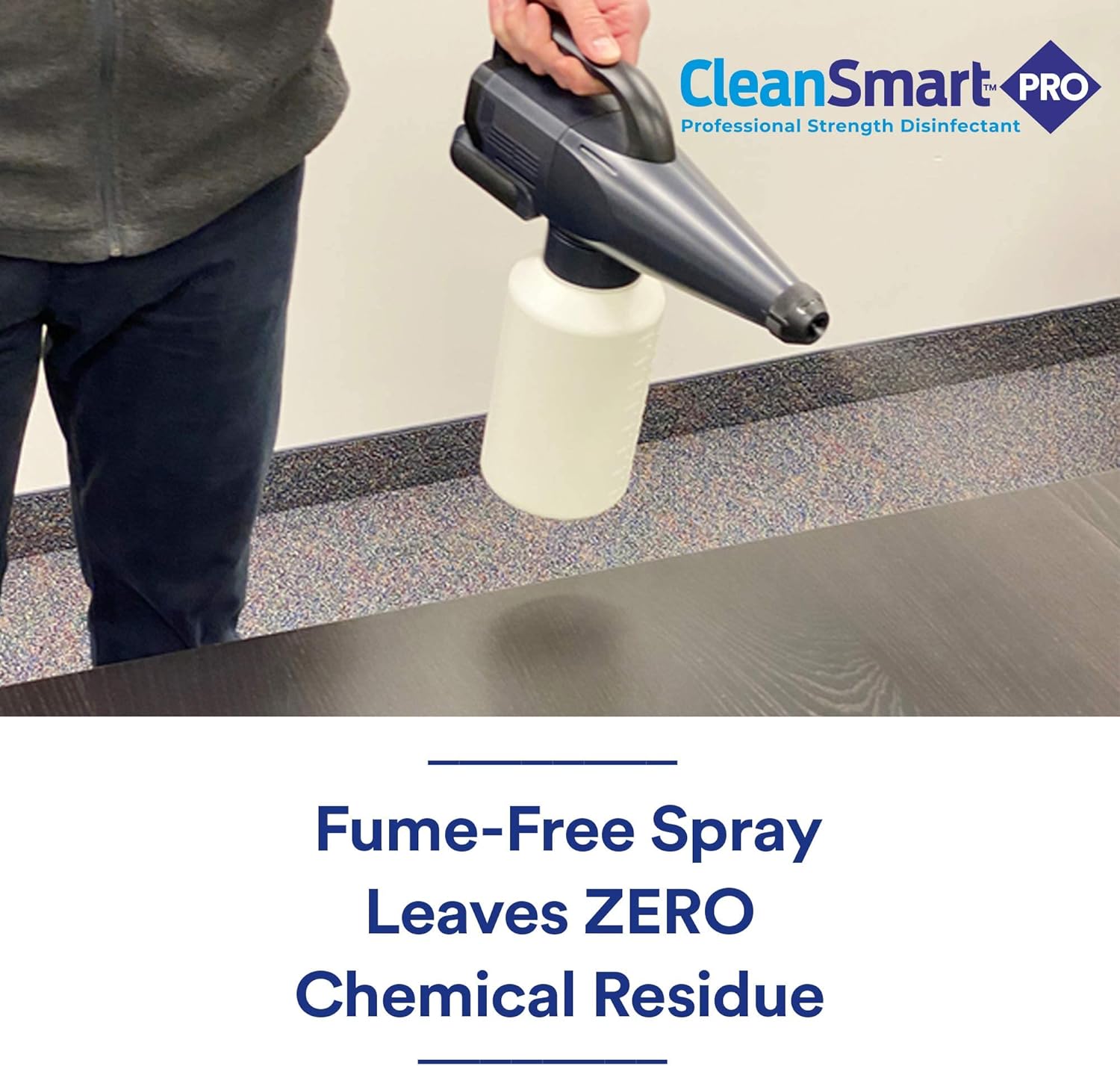 CleanSmart Hospital Disinfectant, Kills 99.9% of Viruses and Bacteria, Hypochlorous Acid Technology, EPA Registered, 23 oz, (Pack of 6) (HOCL)