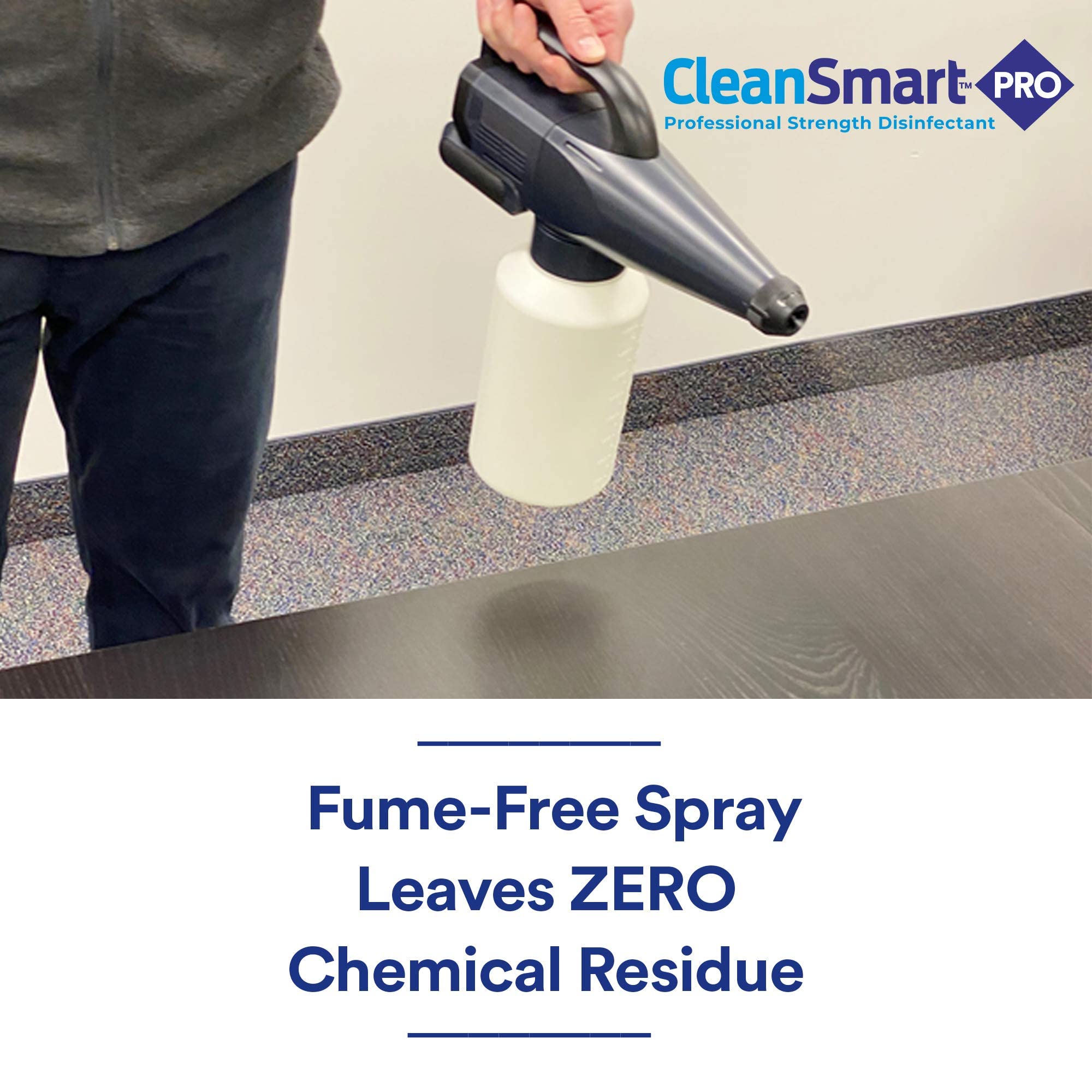 CleanSmart Hospital Grade Disinfectant, Kills 99.9% of Viruses and Bacteria, Hypochlorous Acid Technology, EPA Registered, 23 oz, (Pack of 6) (HOCL)