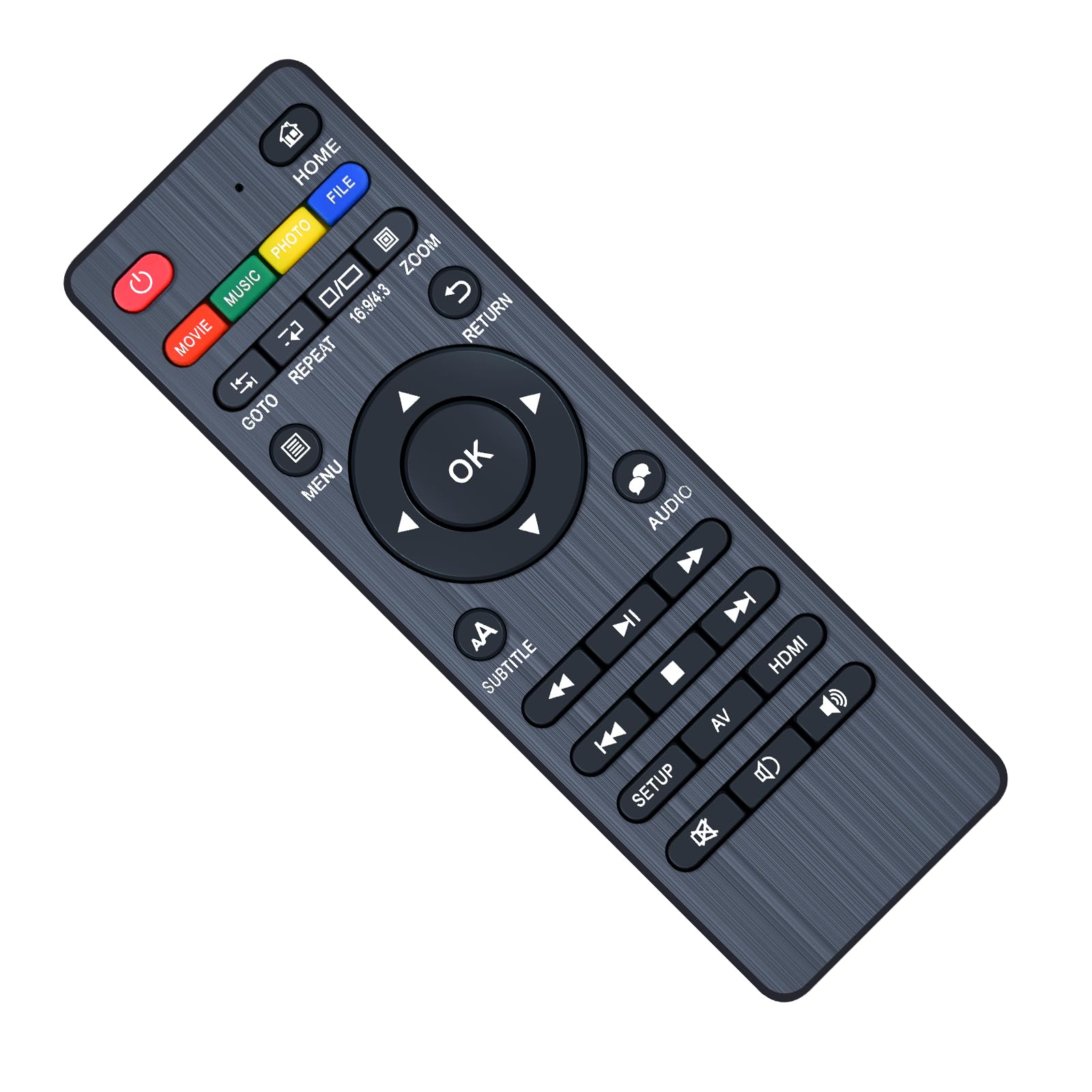 Télécommande de rechange pour lecteur multimédia numérique Micca et JLZNLC - 7