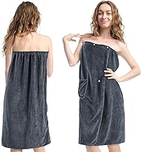 Sauna Towel for Women Dark Grey 90 x 145 cm