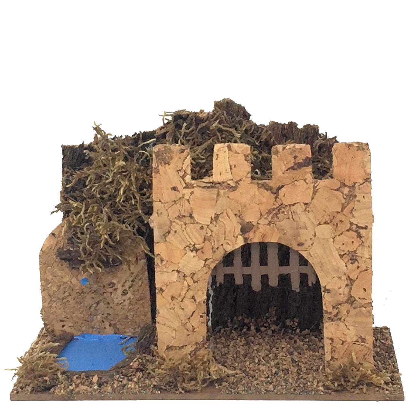 Oliver Art - Torre con Fuente de 20 x 16 para belén de Navidad, 4 Modelos Surtidos