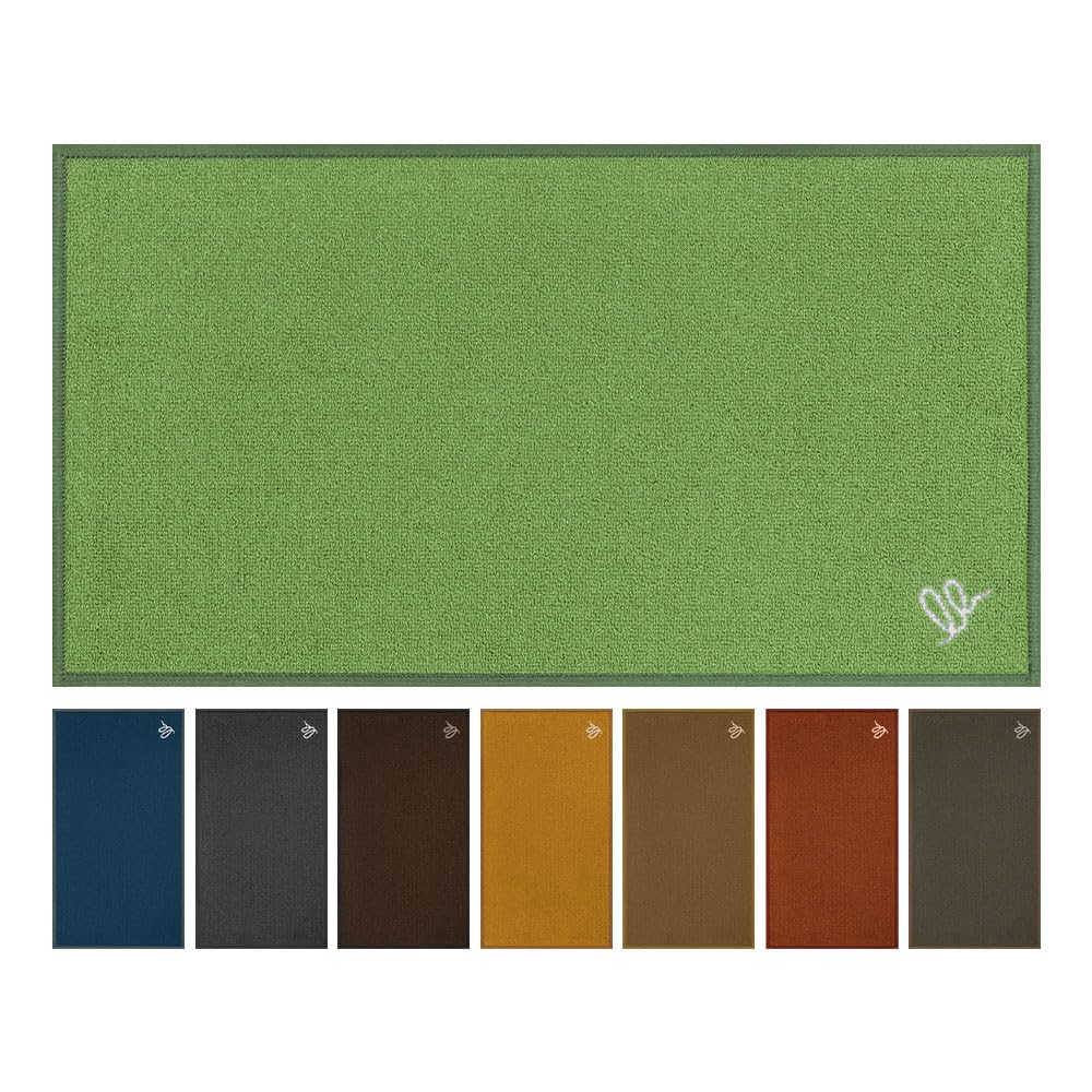 Olivo.shop | Tapis de cuisine moderne et polyvalent, tapis de cuisine antidérapant lavable, tapis de couloir antidérapant, divers coloris et dimensions (57x230 cm, SAUGE)