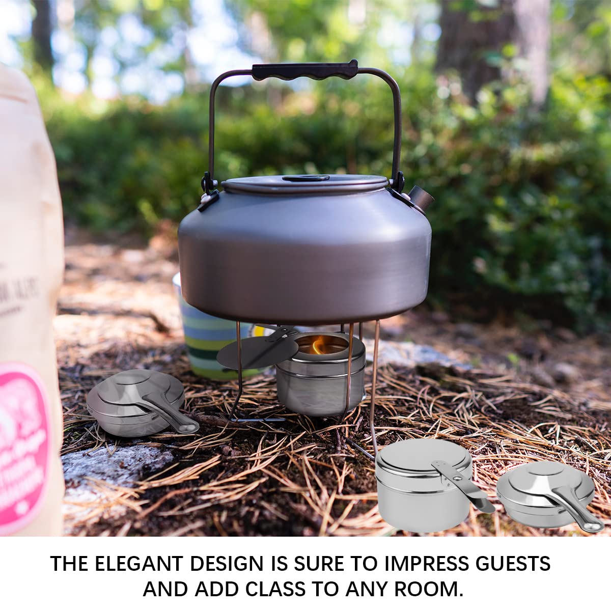 Edelstahl-Kraftstoffhalter Mit Abdeckung - Praktisch Für Buffets & Grillpartys