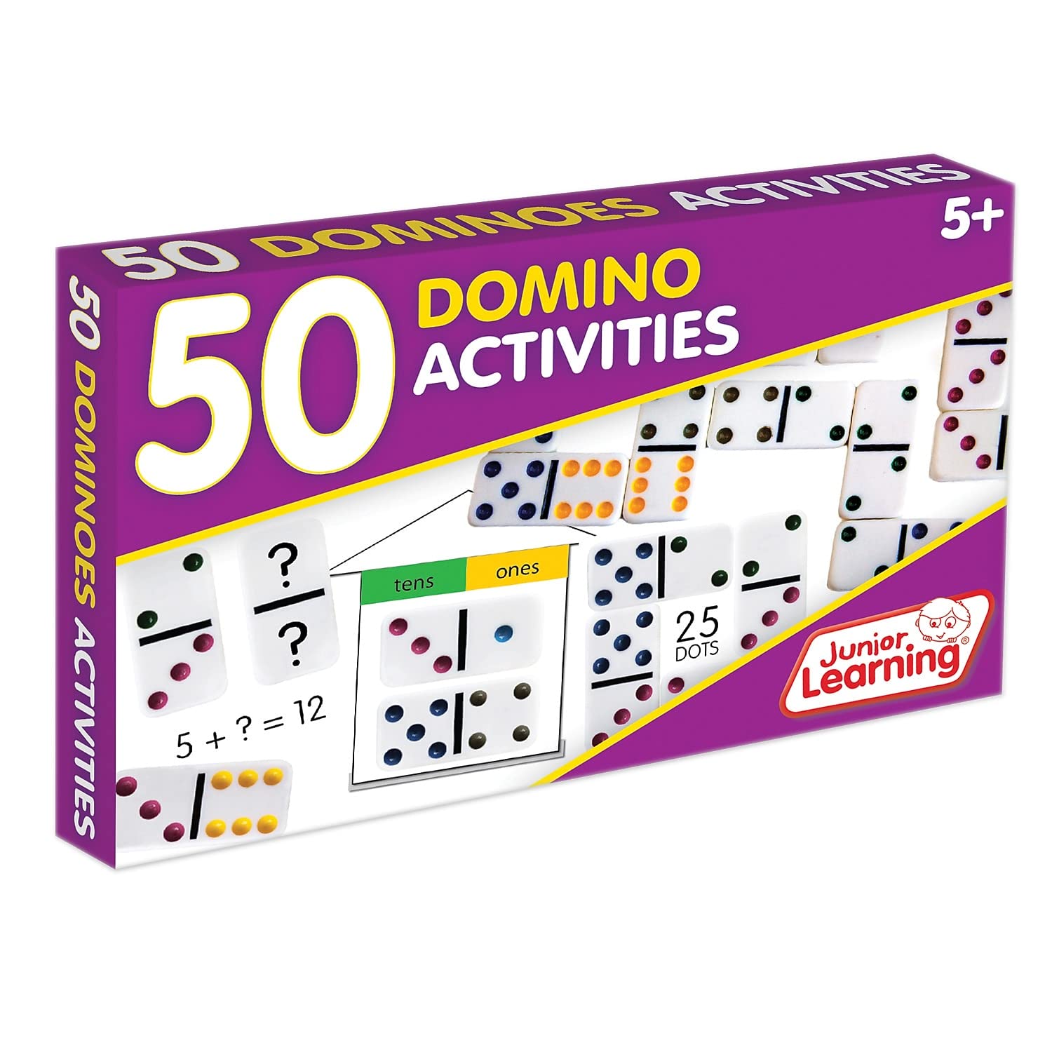 Junior Learning JL339 50 Dominoes Activites, Multi